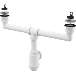 Alca syfon zlewu dwukomorowego A449-DN50/40