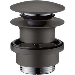 Axor komplet odpływowy push-open czarny chrom szczotkowany 51300340