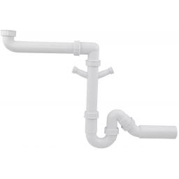 Blanco syfon zlewozmywakowy rurowy płaski biały 137287