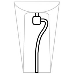 Catalano syfon do umywalki rurowy biały 0454510001