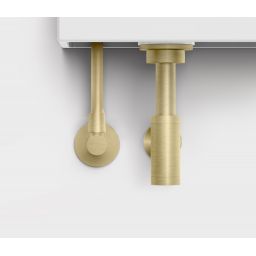 Clou Marathon zawór ścienny kątowy złoty szczotkowany HI/MA2-10.27.82