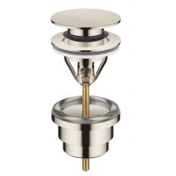 Dornbracht zestaw odpływowy z korkiem okrągły z przelewem platyna połysk 10125970-08