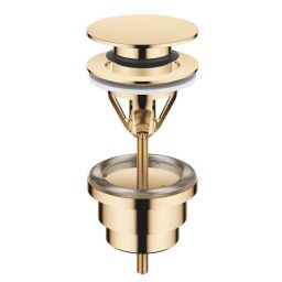 Dornbracht zestaw odpływowy z korkiem okrągły z przelewem mosiądz 10125970-09