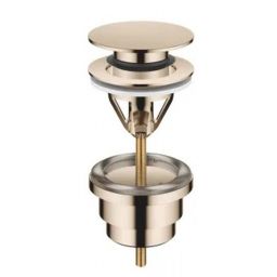 Dornbracht zestaw odpływowy z korkiem okrągły z przelewem szampański 10125970-47