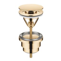 Dornbracht zestaw odpływowy z korkiem okrągły bez przelewu mosiądz 10126970-09