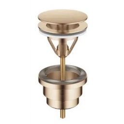 Dornbracht zestaw odpływowy z korkiem okrągły bez przelewu szampański szczotkowany 10126970-46