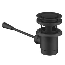 Dornbracht zestaw odpływowy umywalkowy z cięgnem czarny mat 10300970-33