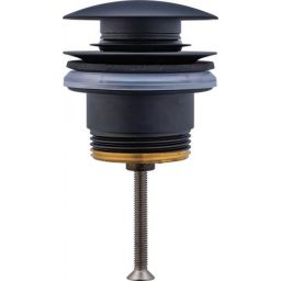 Duravit korek do umywalki Push-Open czarny mat 0050524600