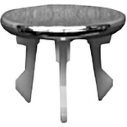 Duravit zaślepka przelewu chrom błyszczący 1001070000