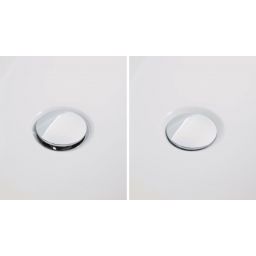 Duravit zestaw przelewowo-odpływowy chrom 790226000001000