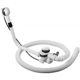 Duravit zestaw przelewowo-odpływowy z napełnianiem Quadroval chrom 791228000001000