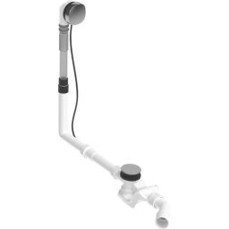 Duravit zestaw przelewowo-odpływowy Quadroval chrom 792202000001000