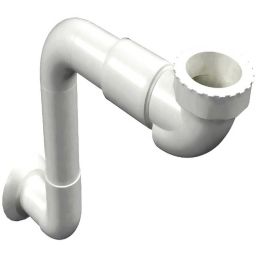 Actima syfon do umywalki rurowy biały INNL.1219.SET.01.WH