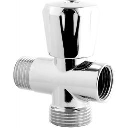 Ferro zawór grzybkowy 3-drożny chrom CF3019A