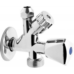 Ferro zawór grzybkowy podwójny chrom CF5104