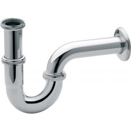 Ferro syfon umywalkowy mosiężny rurowy chrom S281