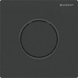 Geberit Typ 10 zawór spłukujący do pisuaru pneumatyczny czarny mat 116.015.16.1