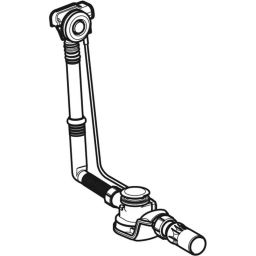 Geberit Uniflex zestaw odpływowo-przelewowy do wanien standard chrom błyszczący PushControl 150.750.21.6