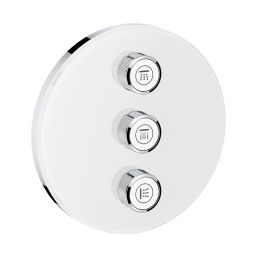 Grohe Grohtherm SmartControl potrójny zawór odcinający potrójny chrom/biały 29152LS0