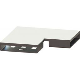 Kessel Linearis Infinity element łączący kątowy do odpływu prysznicowego stal szczotkowana 45100.01