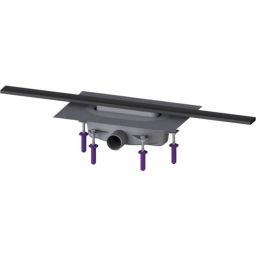 Kessel Linearis Infinity odpływ liniowy prysznicowy 80 cm czarny szczotkowany 45202.08