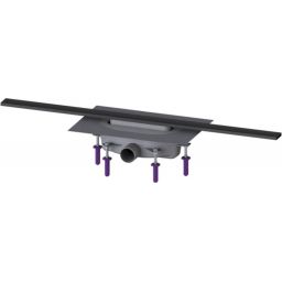 Kessel Linearis Infinity odpływ liniowy prysznicowy 90 cm czarny szczotkowany 45202.09