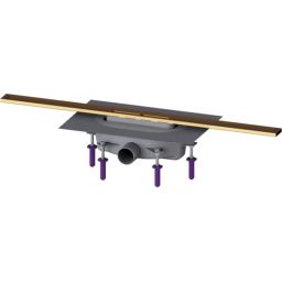 Kessel Linearis Infinity odpływ liniowy prysznicowy 80 cm brąz szczotkowany 45204.08