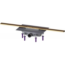 Kessel Linearis Infinity odpływ liniowy prysznicowy 90 cm brąz szczotkowany 45204.09