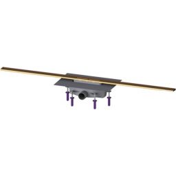 Kessel Linearis Infinity odpływ liniowy prysznicowy 120 cm brąz szczotkowany 45204.12