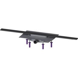 Kessel Linearis Infinity odpływ liniowy prysznicowy 90 cm czarny szczotkowany 45302.09