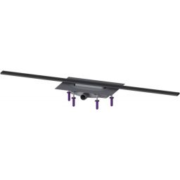 Kessel Linearis Infinity odpływ liniowy prysznicowy 120 cm czarny szczotkowany 45302.12