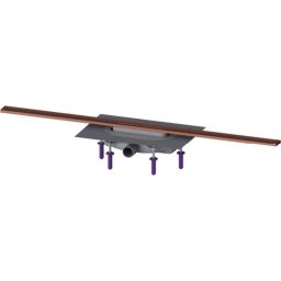 Kessel Linearis Infinity odpływ liniowy prysznicowy 100 cm miedź szczotkowana 45303.10