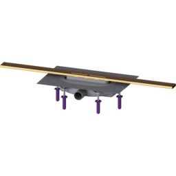 Kessel Linearis Infinity odpływ liniowy prysznicowy 80 cm brąz szczotkowany 45304.08