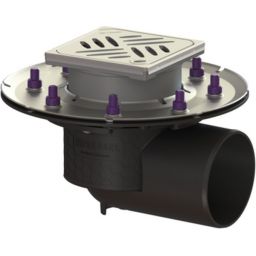 Kessel Ecoguss wpust łazienkowy DN70 z dociskowym kołnierzem uszczelniającym 48711.63