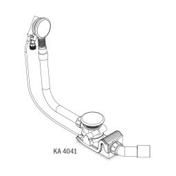 Kaldewei syfon do wanny biały 687772100001