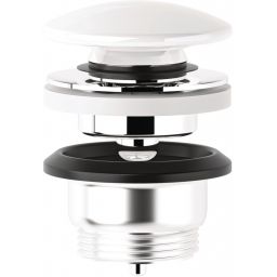 Kludi Rotexa korek do umywalki biały połysk 1047043-00