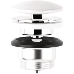 Kludi Rotexa korek do umywalki biały połysk 1047143-00