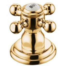 Kludi 1926 zawór boczny pozłacany 518184520