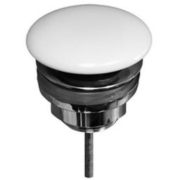 Kerasan korek do umywalki okrągły biały mat 923330