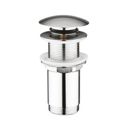 Ksuro 100 korek do umywalki klik-klak okrągły bez przelewu G1 1/4 chrom 54001010