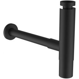 Laufen syfon umywalkowy butelkowy okrągły czarny mat H3749800810001