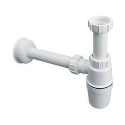 McAlpine syfon umywalkowy butelkowy biały HC2-J