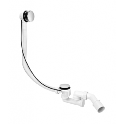 McAlpine zestaw odpływowo-przelewowy do wanny i głębokiego brodzika chrom HC31M-N2-1M