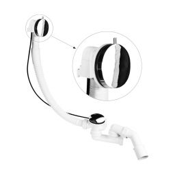 McAlpine syfon wannowy automatyczny chrom MP31SSF-CBR