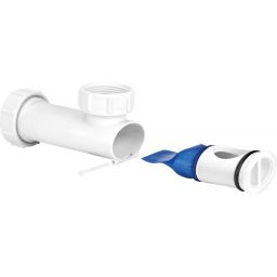 McAlpine syfon do umywalki niski biały WHB1-32