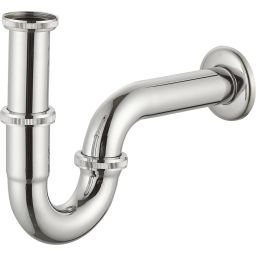 Oltens Lyse syfon umywalkowy mosiężny rurowy chrom 02501100