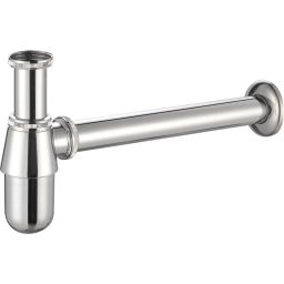 Oltens Molde syfon umywalkowy butelkowy mosiężny chrom 02604100