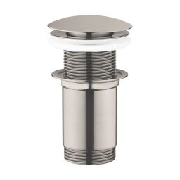 Oltens Rovde korek do umywalki klik klak okrągły bez przelewu G1 1/4 nikiel 05201910