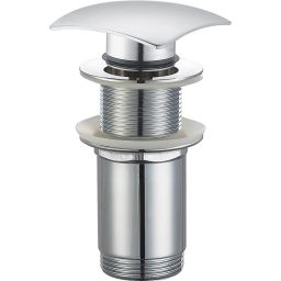 Oltens Rovde (S) korek do umywalki klik klak kwadratowy bez przelewu G 1 1/4 chrom 05202100