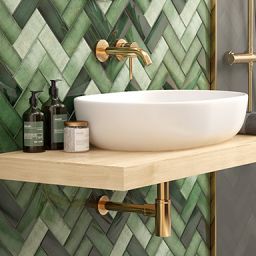 Oltens Hervik syfon umywalkowy mosiężny okrągły złoty połysk 02600800